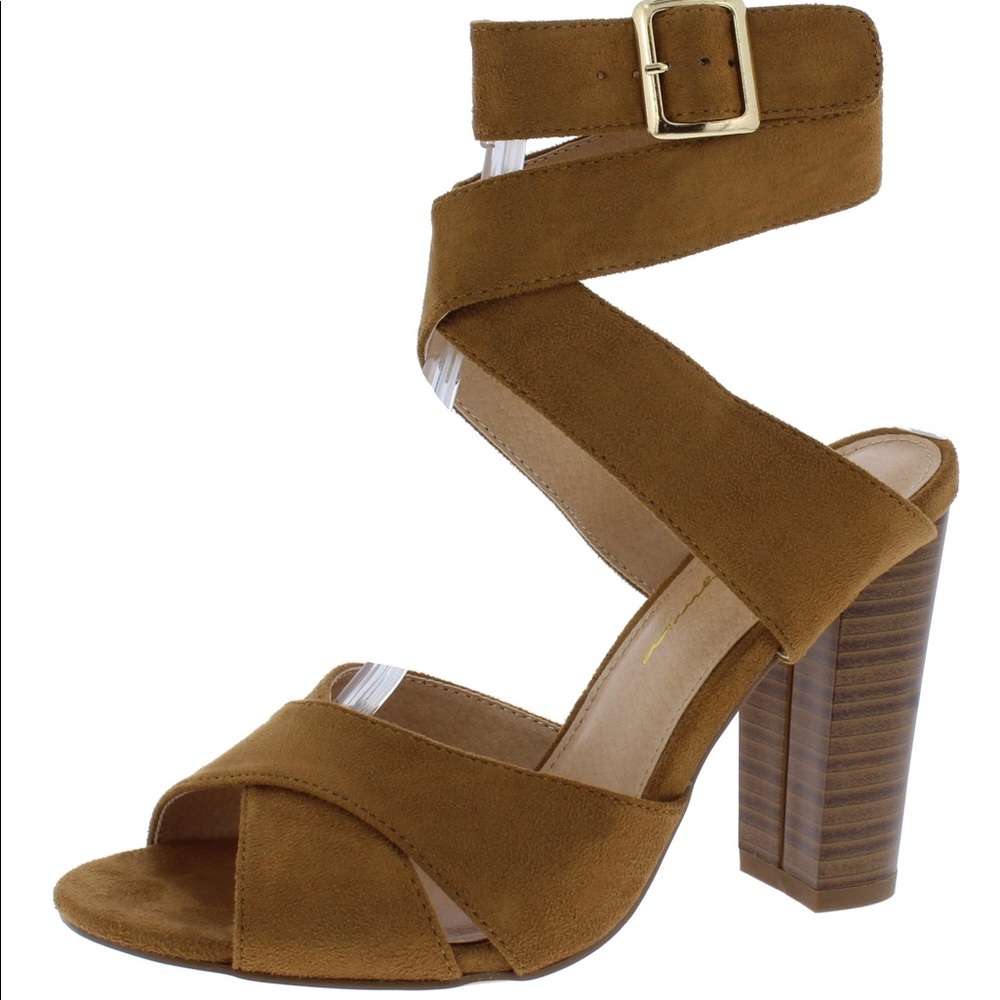 Chestnut Suede Heels